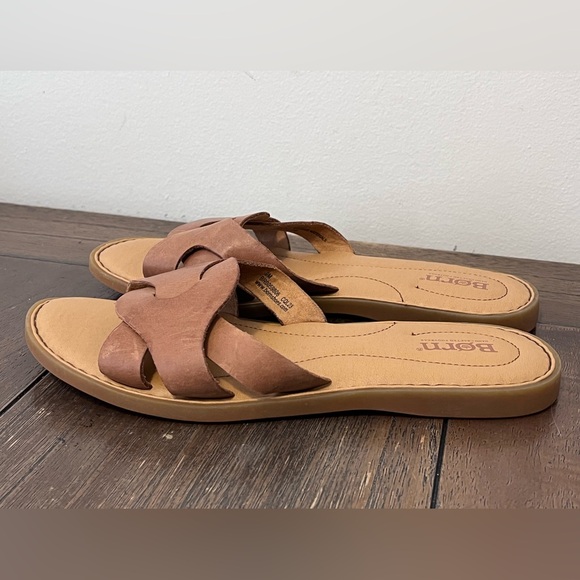 NWOT Born Brown Leather Sandals Womens size 9 - Picture 2 of 8